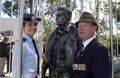 No 77 Squadron Association People You May Know photo gallery - Roy (Boris) Frost, at the dedication of the Korean Memorial, Canberra, 1999 (L.Gent)